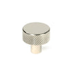 From The Anvil - Polished Nickel Brompton Cabinet Knob - 25mm (No rose) | Sku. 46823 | Trade Door Handles.