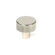 From The Anvil - Polished Nickel Brompton Cabinet Knob - 25mm (No rose) | Sku. 46823 | Trade Door Handles.
