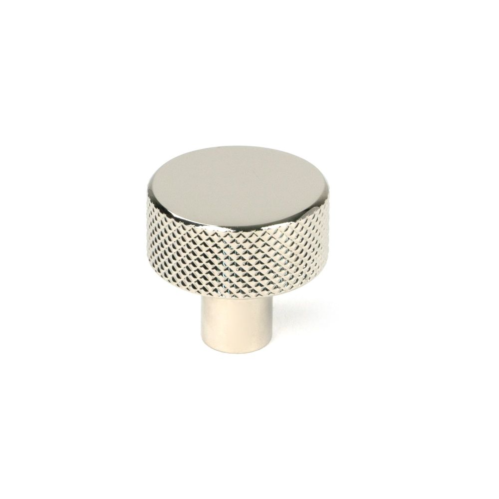 From The Anvil - Polished Nickel Brompton Cabinet Knob - 25mm (No rose) | Sku. 46823 | Trade Door Handles.
