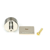 From The Anvil - Polished Nickel Brompton Cabinet Knob - 25mm (Square) | Sku. 46825 | Trade Door Handles.