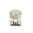 From The Anvil - Polished Nickel Brompton Cabinet Knob - 25mm (Square) | Sku. 46825 | Trade Door Handles.