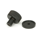 From The Anvil - Aged Bronze Brompton Cabinet Knob - 25mm (Plain) | Sku. 46826 | Trade Door Handles.