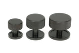 From The Anvil - Aged Bronze Brompton Cabinet Knob - 25mm (Plain) | Sku. 46826 | Trade Door Handles.