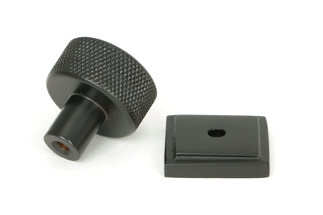 From The Anvil - Aged Bronze Brompton Cabinet Knob - 25mm (Square) | Sku. 46829 | Trade Door Handles.