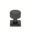 From The Anvil - Aged Bronze Brompton Cabinet Knob - 25mm (Square) | Sku. 46829 | Trade Door Handles.