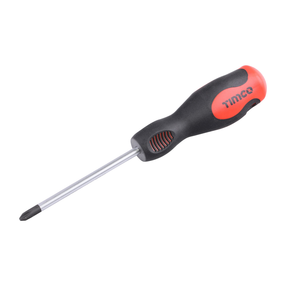This is an image of Timco - Screwdriver - Phillips PH2 x 100mm (1 Each Clip) 468307
