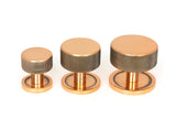 From The Anvil - Polished Bronze Brompton Cabinet Knob - 25mm (Plain) | Sku. 46830 | Trade Door Handles.