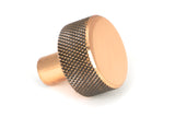 From The Anvil - Polished Bronze Brompton Cabinet Knob - 25mm (No rose) | Sku. 46831 | Trade Door Handles.