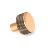 From The Anvil - Polished Bronze Brompton Cabinet Knob - 25mm (No rose) | Sku. 46831 | Trade Door Handles.