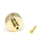 From The Anvil - Polished Brass Brompton Cabinet Knob - 32mm (No rose) | Sku. 46832 | Trade Door Handles.