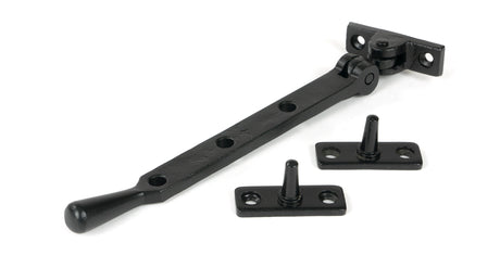 From The Anvil - Matt Black 8" Newbury Stay | Sku. 46834 | Trade Door Handles.