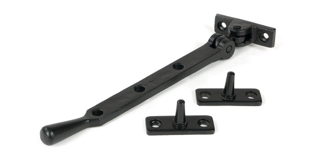 From The Anvil - Matt Black 8" Newbury Stay | Sku. 46834 | Trade Door Handles.