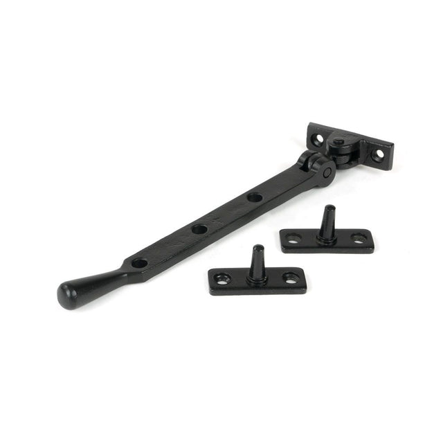 From The Anvil - Matt Black 8" Newbury Stay | Sku. 46834 | Trade Door Handles.