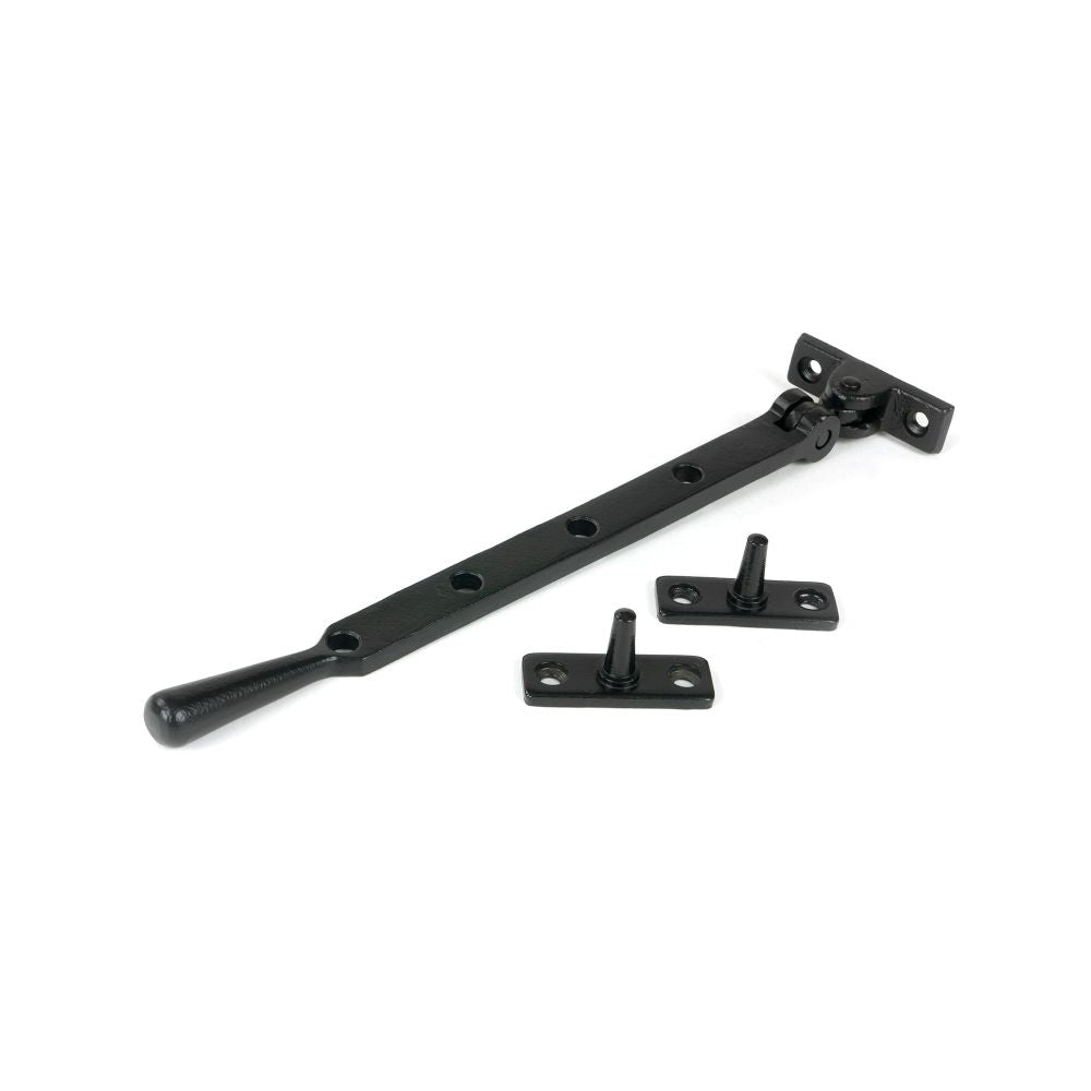 From The Anvil - Matt Black 10" Newbury Stay | Sku. 46837 | Trade Door Handles.