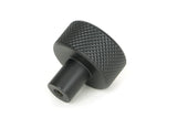 From The Anvil - Matt Black Brompton Cabinet Knob - 25mm (No rose) | Sku. 46839 | Trade Door Handles.