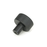 From The Anvil - Matt Black Brompton Cabinet Knob - 25mm (No rose) | Sku. 46839 | Trade Door Handles.