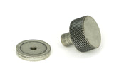 From The Anvil - Pewter Brompton Cabinet Knob - 25mm (Plain) | Sku. 46842 | Trade Door Handles.