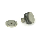 From The Anvil - Pewter Brompton Cabinet Knob - 25mm (Plain) | Sku. 46842 | Trade Door Handles.