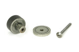 From The Anvil - Pewter Brompton Cabinet Knob - 25mm (Plain) | Sku. 46842 | Trade Door Handles.