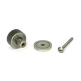 From The Anvil - Pewter Brompton Cabinet Knob - 25mm (Plain) | Sku. 46842 | Trade Door Handles.