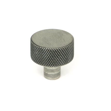 From The Anvil - Pewter Brompton Cabinet Knob - 25mm (No rose) | Sku. 46843 | Trade Door Handles.