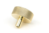 From The Anvil - Polished Brass Brompton Cabinet Knob - 38mm (No rose) | Sku. 46844 | Trade Door Handles.