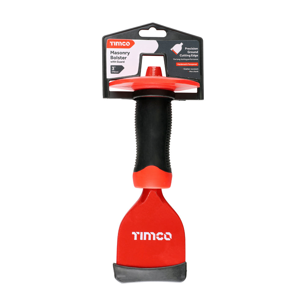 This is an image of Timco - Masonry Bolster with Guard 3 x 8 1/2" (1 Each Clip) 468458