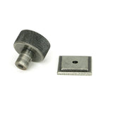 From The Anvil - Pewter Brompton Cabinet Knob - 25mm (Square) | Sku. 46845 | Trade Door Handles.