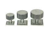 From The Anvil - Pewter Brompton Cabinet Knob - 25mm (Square) | Sku. 46845 | Trade Door Handles.