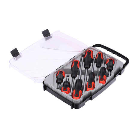 This is an image of Timco - Tradesman's Screwdriver Set 9pcs (9 Pieces Case) 468468