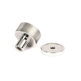 From The Anvil - Polished SS (304) Brompton Cabinet Knob - 25mm (Plain) | Sku. 46846 | Trade Door Handles.