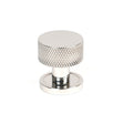 From The Anvil - Polished SS (304) Brompton Cabinet Knob - 25mm (Plain) | Sku. 46846 | Trade Door Handles.