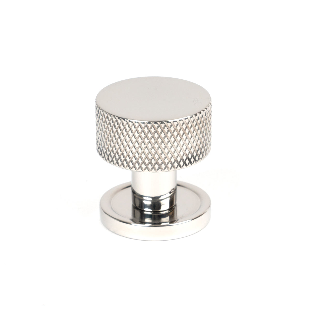 From The Anvil - Polished SS (304) Brompton Cabinet Knob - 25mm (Plain) | Sku. 46846 | Trade Door Handles.