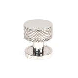 From The Anvil - Polished SS (304) Brompton Cabinet Knob - 25mm (Plain) | Sku. 46846 | Trade Door Handles.