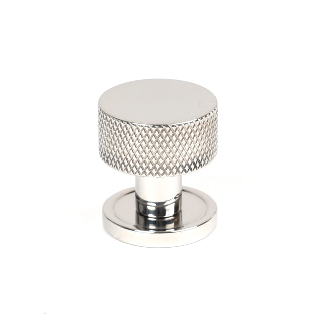 From The Anvil - Polished SS (304) Brompton Cabinet Knob - 25mm (Plain) | Sku. 46846 | Trade Door Handles.