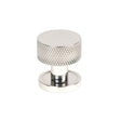 From The Anvil - Polished SS (304) Brompton Cabinet Knob - 25mm (Plain) | Sku. 46846 | Trade Door Handles.