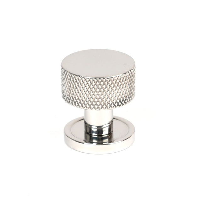 From The Anvil - Polished SS (304) Brompton Cabinet Knob - 25mm (Plain) | Sku. 46846 | Trade Door Handles.