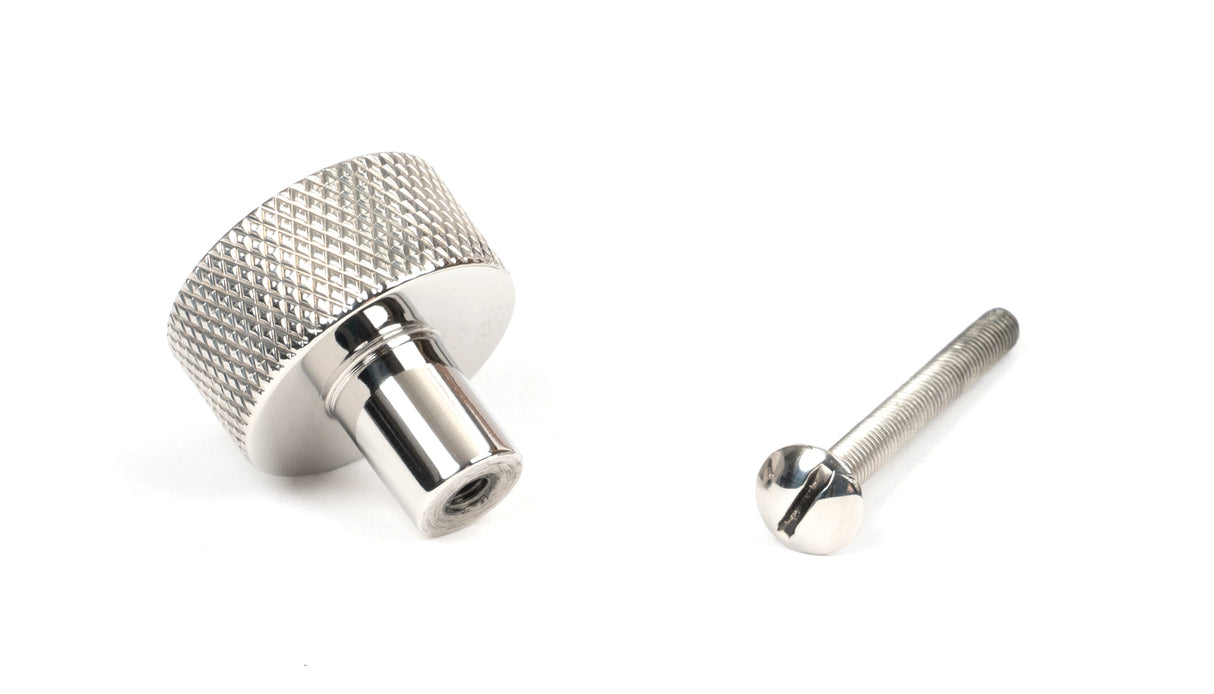 From The Anvil - Polished SS (304) Brompton Cabinet Knob - 25mm (No rose) | Sku. 46847 | Trade Door Handles.