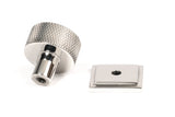 From The Anvil - Polished SS (304) Brompton Cabinet Knob - 25mm (Square) | Sku. 46849 | Trade Door Handles.