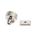 From The Anvil - Polished SS (304) Brompton Cabinet Knob - 25mm (Square) | Sku. 46849 | Trade Door Handles.