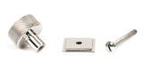 From The Anvil - Polished SS (304) Brompton Cabinet Knob - 25mm (Square) | Sku. 46849 | Trade Door Handles.