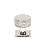 From The Anvil - Polished SS (304) Brompton Cabinet Knob - 25mm (Square) | Sku. 46849 | Trade Door Handles.