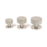 From The Anvil - Satin SS (304) Brompton Cabinet Knob - 25mm (Plain) | Sku. 46850 | Trade Door Handles.