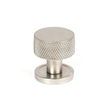From The Anvil - Satin SS (304) Brompton Cabinet Knob - 25mm (Plain) | Sku. 46850 | Trade Door Handles.