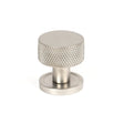 From The Anvil - Satin SS (304) Brompton Cabinet Knob - 25mm (Plain) | Sku. 46850 | Trade Door Handles.