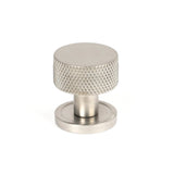 From The Anvil - Satin SS (304) Brompton Cabinet Knob - 25mm (Plain) | Sku. 46850 | Trade Door Handles.