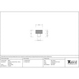 From The Anvil - Satin SS (304) Brompton Cabinet Knob - 25mm (No rose) | Sku. 46851 | Trade Door Handles.