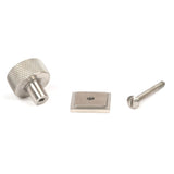 From The Anvil - Satin SS (304) Brompton Cabinet Knob - 25mm (Square) | Sku. 46853 | Trade Door Handles.