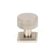 From The Anvil - Satin SS (304) Brompton Cabinet Knob - 25mm (Square) | Sku. 46853 | Trade Door Handles.