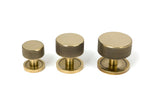 From The Anvil - Aged Brass Brompton Cabinet Knob - 32mm (Plain) | Sku. 46854 | Trade Door Handles.